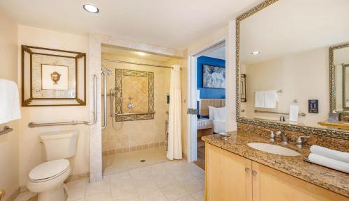 1 BEDROOM 1 KING DELUXE SUITE ROLL IN SHOWER