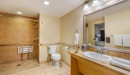 One-Bedroom King Suite with Roll-In Shower