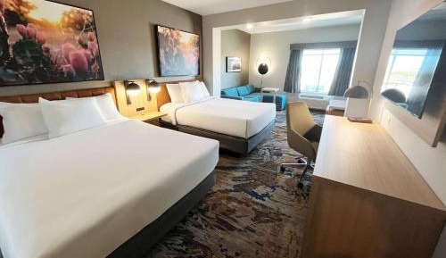 Queen Suite with Two Queen Beds and Sofa Bed