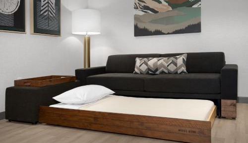 Studio Queen Suite with Two Queen Beds and Sofa Bed - Hearing Accessible