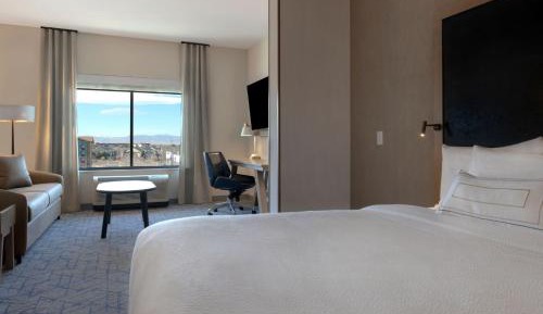 King Suite with Roll-In Shower and Sofa Bed - Mobility Access/Hearing Accessible